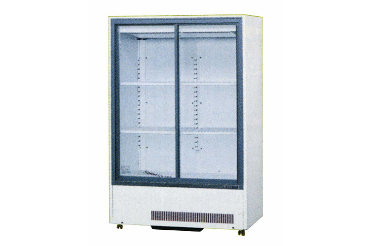 冷蔵庫 ショーケース冷蔵庫 1ドア 40L 小型 冷蔵ショーケース 家庭用 業務用 ディスプレイクーラー コンプレッサー式 右開き ###冷蔵庫 SC40B### - 1