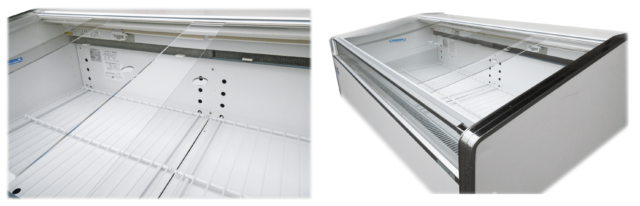 (ジェーシーエム)RIT 卓上型冷蔵ショーケース RITS-46 38リットル 幅430×奥行495×高さ515mm - 4